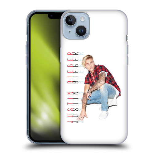Justin Bieber Purpose Calendar Photo And Text Soft Gel Case for Apple iPhone 14 Plus