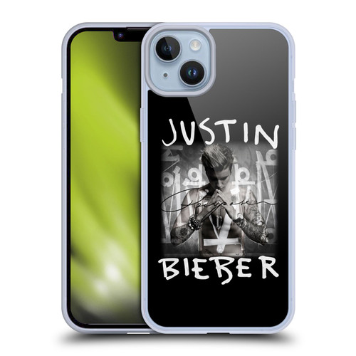 Justin Bieber Purpose Album Cover Soft Gel Case for Apple iPhone 14 Plus