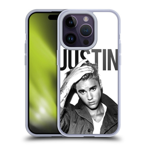Justin Bieber Purpose Calendar Black And White Soft Gel Case for Apple iPhone 14 Pro