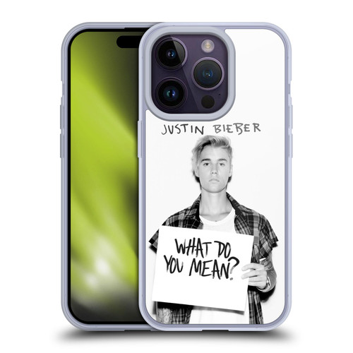 Justin Bieber Purpose What Do You Mean Photo Soft Gel Case for Apple iPhone 14 Pro