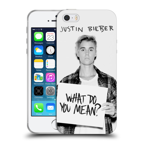 Justin Bieber Purpose What Do You Mean Photo Soft Gel Case for Apple iPhone 5 / 5s / iPhone SE 2016