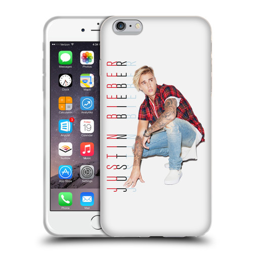 Justin Bieber Purpose Calendar Photo And Text Soft Gel Case for Apple iPhone 6 Plus / iPhone 6s Plus
