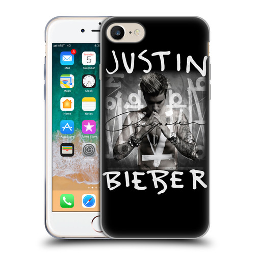 Justin Bieber Purpose Album Cover Soft Gel Case for Apple iPhone 7 / 8 / SE 2020 & 2022