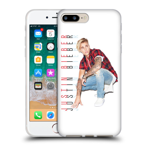 Justin Bieber Purpose Calendar Photo And Text Soft Gel Case for Apple iPhone 7 Plus / iPhone 8 Plus