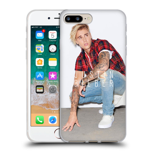 Justin Bieber Purpose Calendar Photo Soft Gel Case for Apple iPhone 7 Plus / iPhone 8 Plus