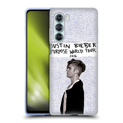 Justin Bieber Purpose World Tour 2016 Soft Gel Case for Motorola Edge S30 / Moto G200 5G