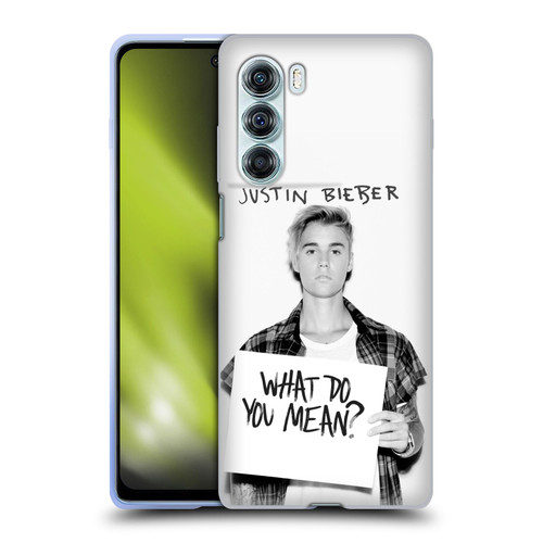 Justin Bieber Purpose What Do You Mean Photo Soft Gel Case for Motorola Edge S30 / Moto G200 5G