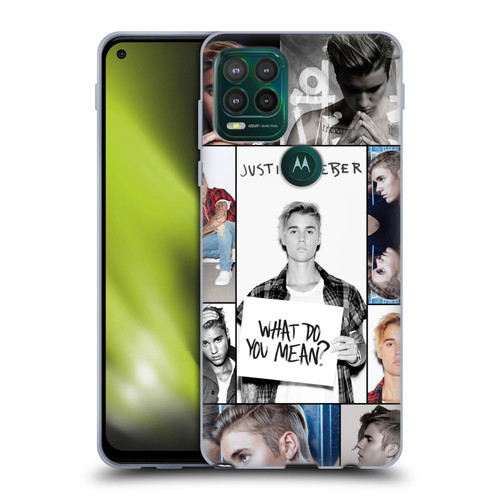 Justin Bieber Purpose Grid Poster Soft Gel Case for Motorola Moto G Stylus 5G 2021