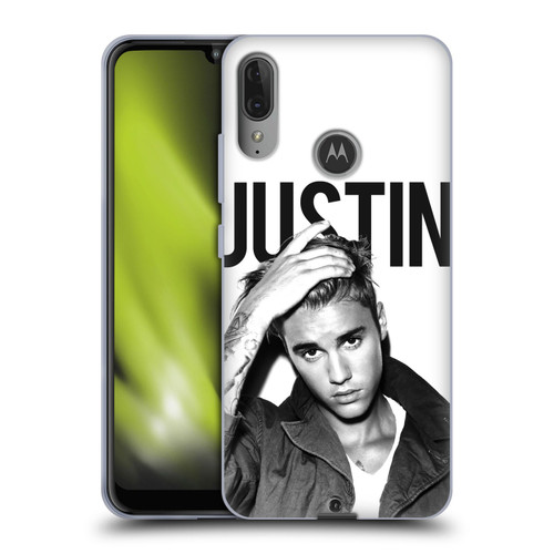 Justin Bieber Purpose Calendar Black And White Soft Gel Case for Motorola Moto E6 Plus