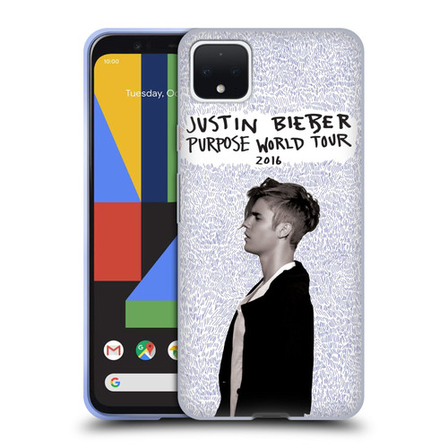 Justin Bieber Purpose World Tour 2016 Soft Gel Case for Google Pixel 4 XL