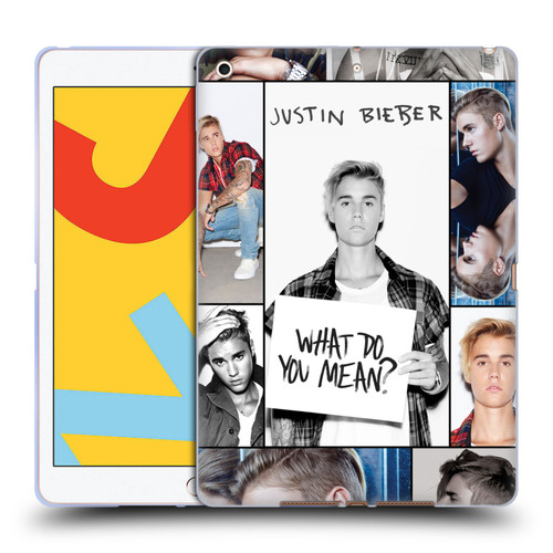 Justin Bieber Purpose Grid Poster Soft Gel Case for Apple iPad 10.2 2019/2020/2021