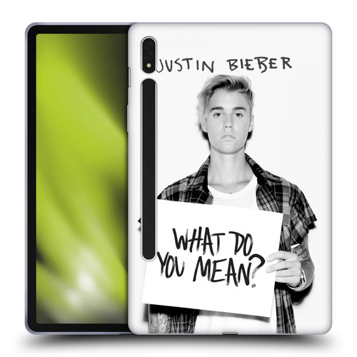 Justin Bieber Purpose What Do You Mean Photo Soft Gel Case for Samsung Galaxy Tab S8