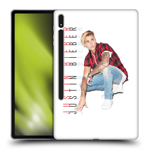 Justin Bieber Purpose Calendar Photo And Text Soft Gel Case for Samsung Galaxy Tab S8 Plus