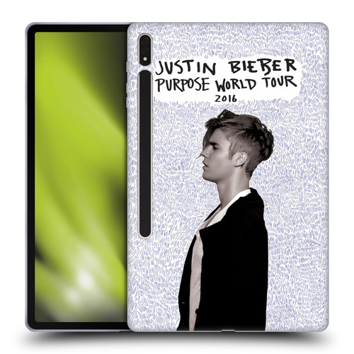 Justin Bieber Purpose World Tour 2016 Soft Gel Case for Samsung Galaxy Tab S8 Plus