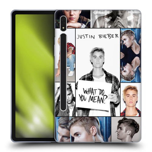 Justin Bieber Purpose Grid Poster Soft Gel Case for Samsung Galaxy Tab S8