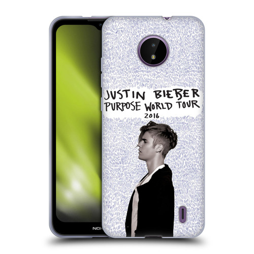 Justin Bieber Purpose World Tour 2016 Soft Gel Case for Nokia C10 / C20