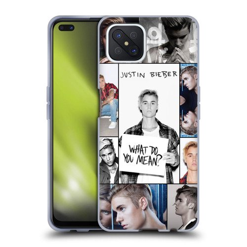 Justin Bieber Purpose Grid Poster Soft Gel Case for OPPO Reno4 Z 5G