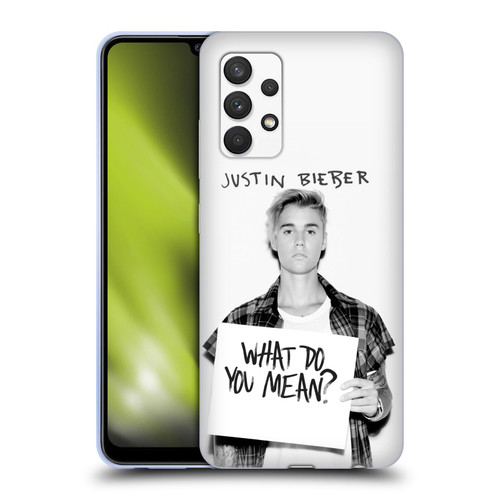 Justin Bieber Purpose What Do You Mean Photo Soft Gel Case for Samsung Galaxy A32 (2021)