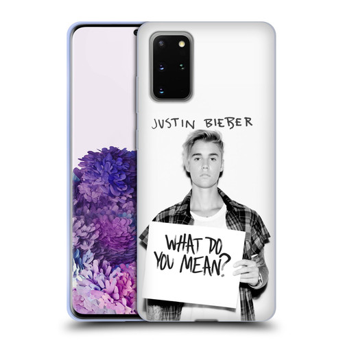 Justin Bieber Purpose What Do You Mean Photo Soft Gel Case for Samsung Galaxy S20+ / S20+ 5G