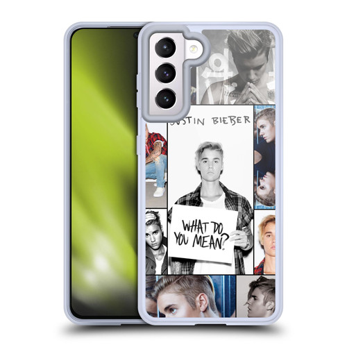 Justin Bieber Purpose Grid Poster Soft Gel Case for Samsung Galaxy S21 5G