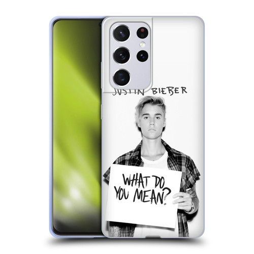Justin Bieber Purpose What Do You Mean Photo Soft Gel Case for Samsung Galaxy S21 Ultra 5G