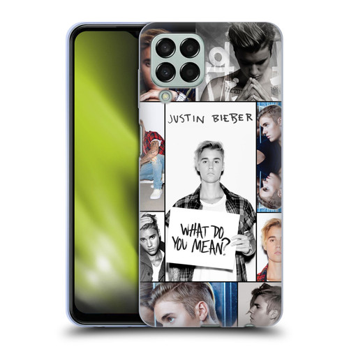 Justin Bieber Purpose Grid Poster Soft Gel Case for Samsung Galaxy M33 (2022)