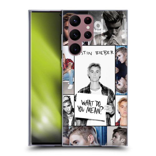 Justin Bieber Purpose Grid Poster Soft Gel Case for Samsung Galaxy S22 Ultra 5G