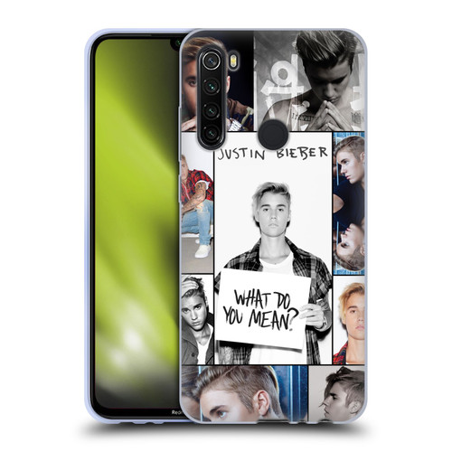 Justin Bieber Purpose Grid Poster Soft Gel Case for Xiaomi Redmi Note 8T