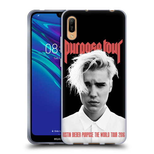 Justin Bieber Tour Merchandise Purpose Poster Soft Gel Case for Huawei Y6 Pro (2019)