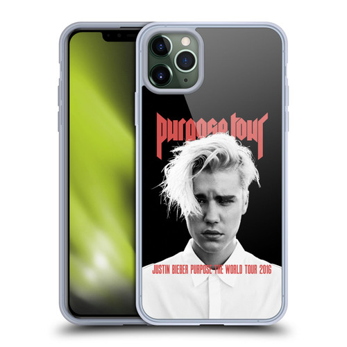 Justin Bieber Tour Merchandise Purpose Poster Soft Gel Case for Apple iPhone 11 Pro Max