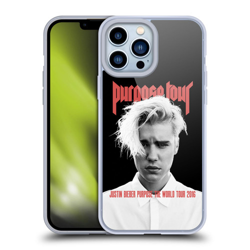 Justin Bieber Tour Merchandise Purpose Poster Soft Gel Case for Apple iPhone 13 Pro Max