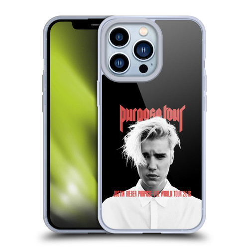 Justin Bieber Tour Merchandise Purpose Poster Soft Gel Case for Apple iPhone 13 Pro