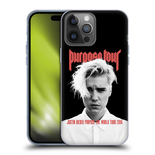 Justin Bieber Tour Merchandise Purpose Poster Soft Gel Case for Apple iPhone 14 Pro Max