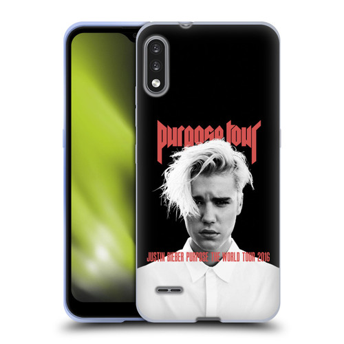 Justin Bieber Tour Merchandise Purpose Poster Soft Gel Case for LG K22