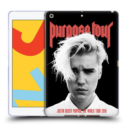 Justin Bieber Tour Merchandise Purpose Poster Soft Gel Case for Apple iPad 10.2 2019/2020/2021