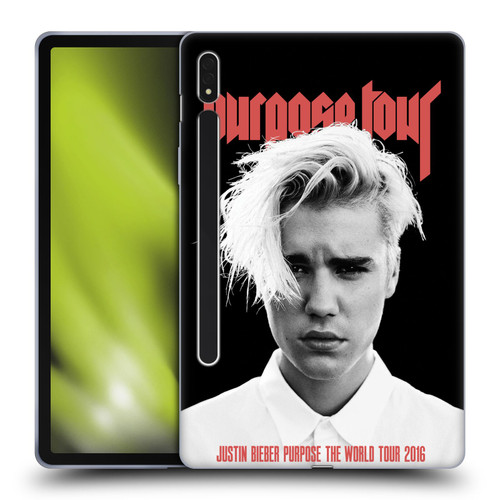 Justin Bieber Tour Merchandise Purpose Poster Soft Gel Case for Samsung Galaxy Tab S8