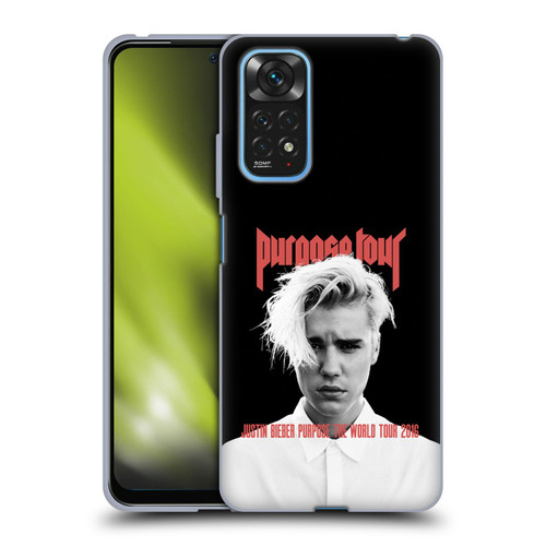 Justin Bieber Tour Merchandise Purpose Poster Soft Gel Case for Xiaomi Redmi Note 11 / Redmi Note 11S