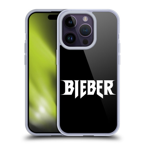Justin Bieber Tour Merchandise Logo Name Soft Gel Case for Apple iPhone 14 Pro