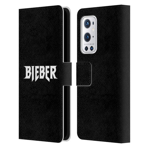 Justin Bieber Tour Merchandise Logo Name Leather Book Wallet Case Cover For OnePlus 9 Pro