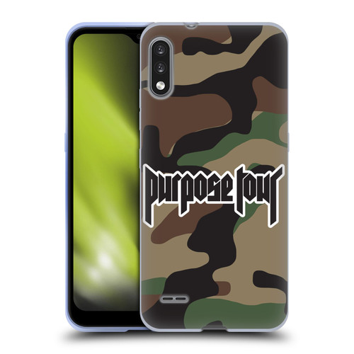 Justin Bieber Tour Merchandise Camouflage Soft Gel Case for LG K22