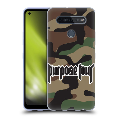 Justin Bieber Tour Merchandise Camouflage Soft Gel Case for LG K51S