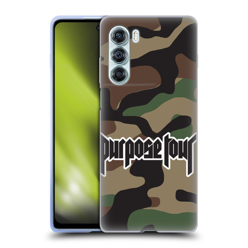 Justin Bieber Tour Merchandise Camouflage Soft Gel Case for Motorola Edge S30 / Moto G200 5G