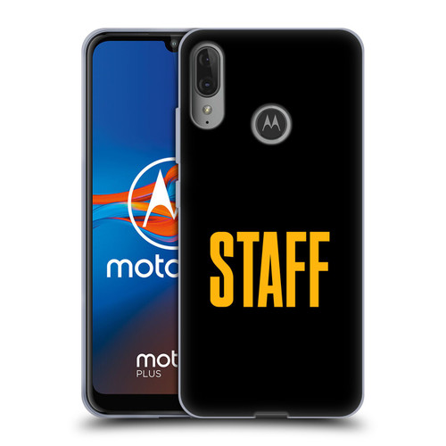 Justin Bieber Tour Merchandise Staff Soft Gel Case for Motorola Moto E6 Plus