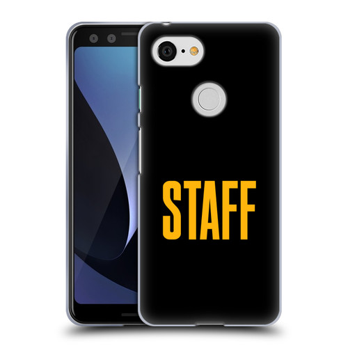Justin Bieber Tour Merchandise Staff Soft Gel Case for Google Pixel 3