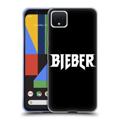 Justin Bieber Tour Merchandise Logo Name Soft Gel Case for Google Pixel 4 XL