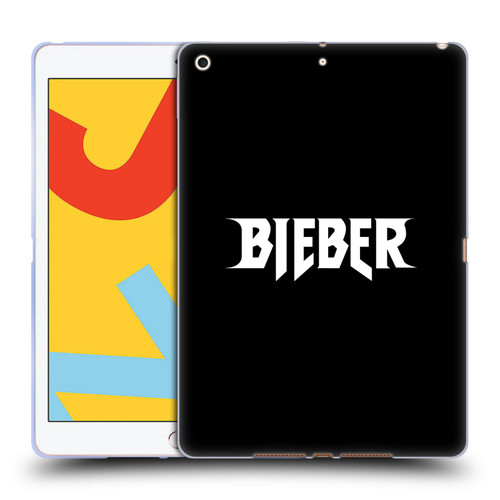 Justin Bieber Tour Merchandise Logo Name Soft Gel Case for Apple iPad 10.2 2019/2020/2021