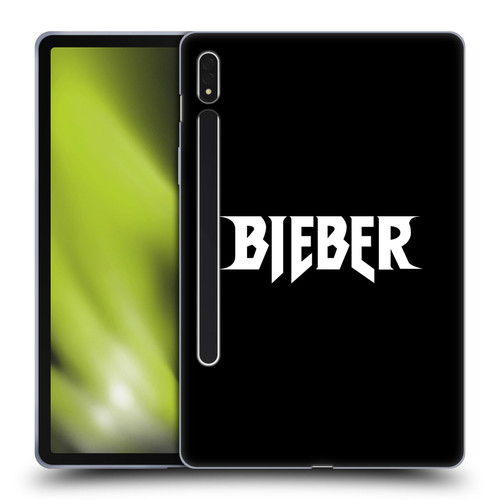 Justin Bieber Tour Merchandise Logo Name Soft Gel Case for Samsung Galaxy Tab S8