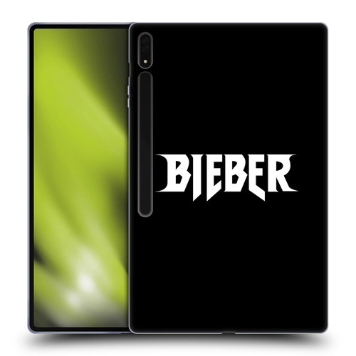 Justin Bieber Tour Merchandise Logo Name Soft Gel Case for Samsung Galaxy Tab S8 Ultra