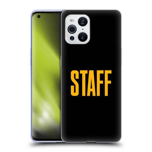 Justin Bieber Tour Merchandise Staff Soft Gel Case for OPPO Find X3 / Pro