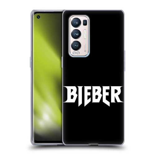 Justin Bieber Tour Merchandise Logo Name Soft Gel Case for OPPO Find X3 Neo / Reno5 Pro+ 5G